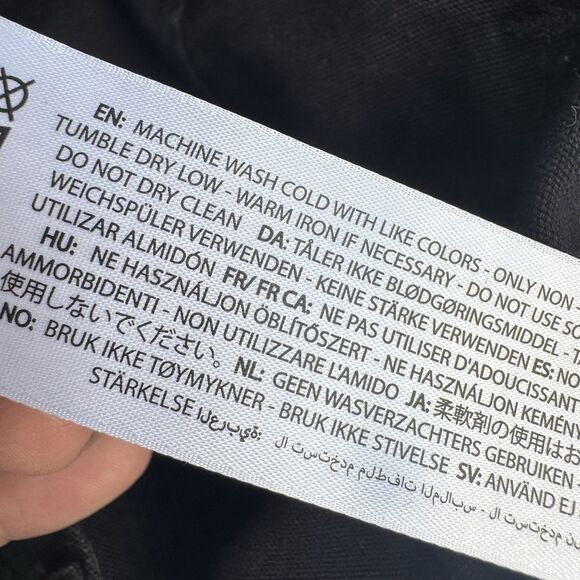 ARIAT Rebar M4 Relaxed Straight Black Jeans Pants 34x32 Durastretch Double Front - Picture 15 of 16